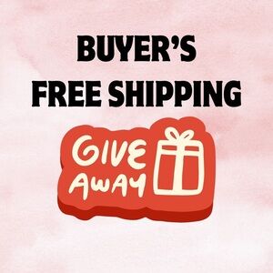 📦BUYER’S‎ FREE SHIPPING GIVEAWAY 📦